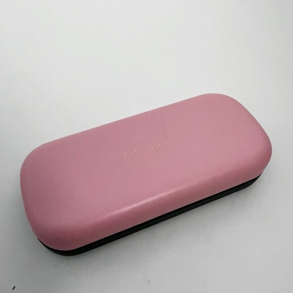 Kate Spade Authentic Hard Clamshell Eyeglasses Case - Pink Green - Picture 1 of 11